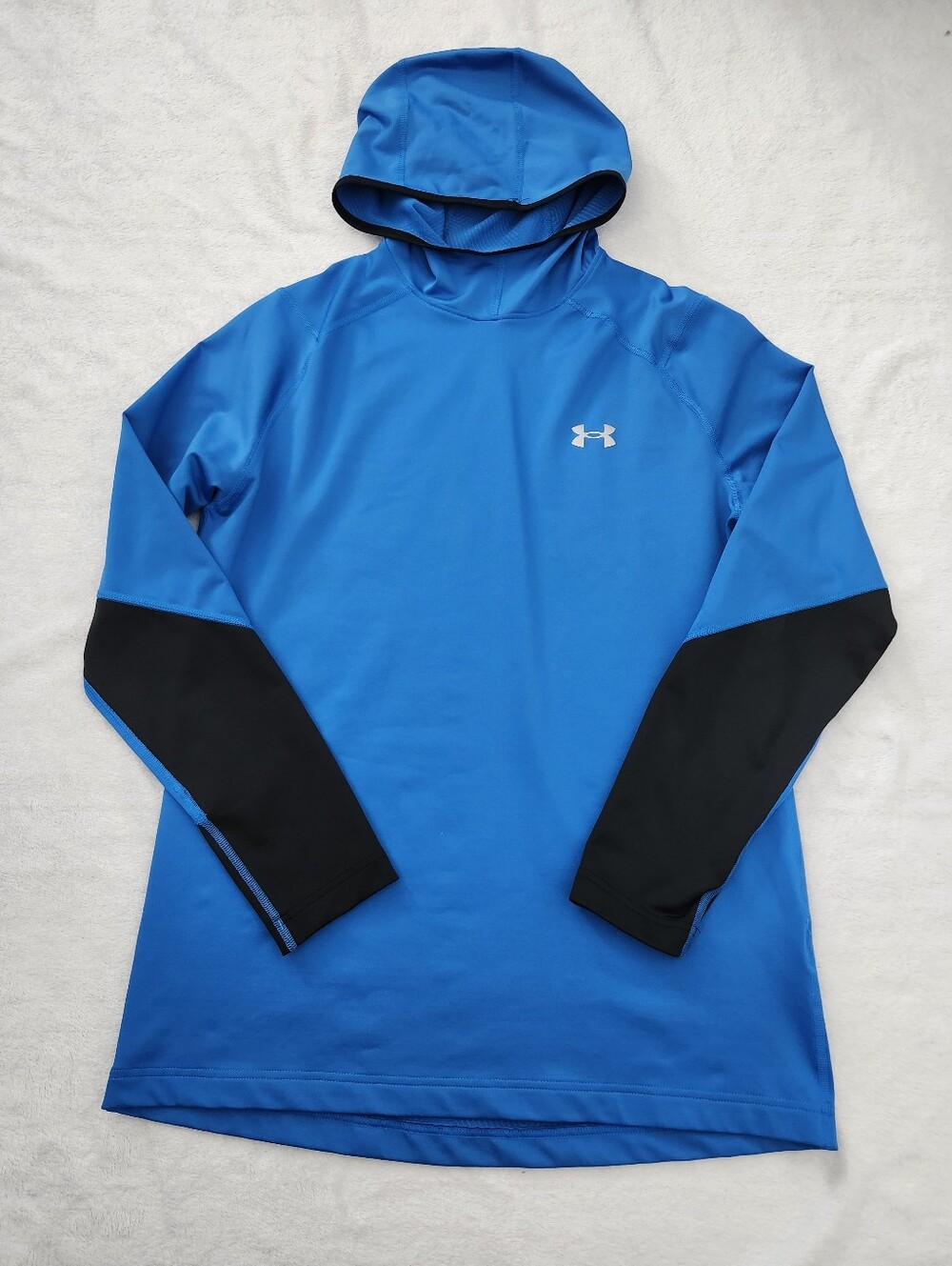 UNDER ARMOUR Men's Coldgear Infrared Pullover Performance Hoodie Large Fitted
